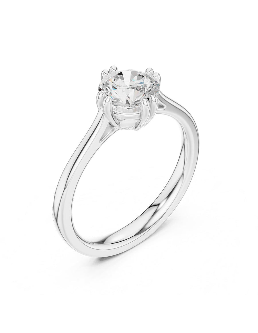 Anillo de Compromiso - solitario - AMORE17-RD-CZ