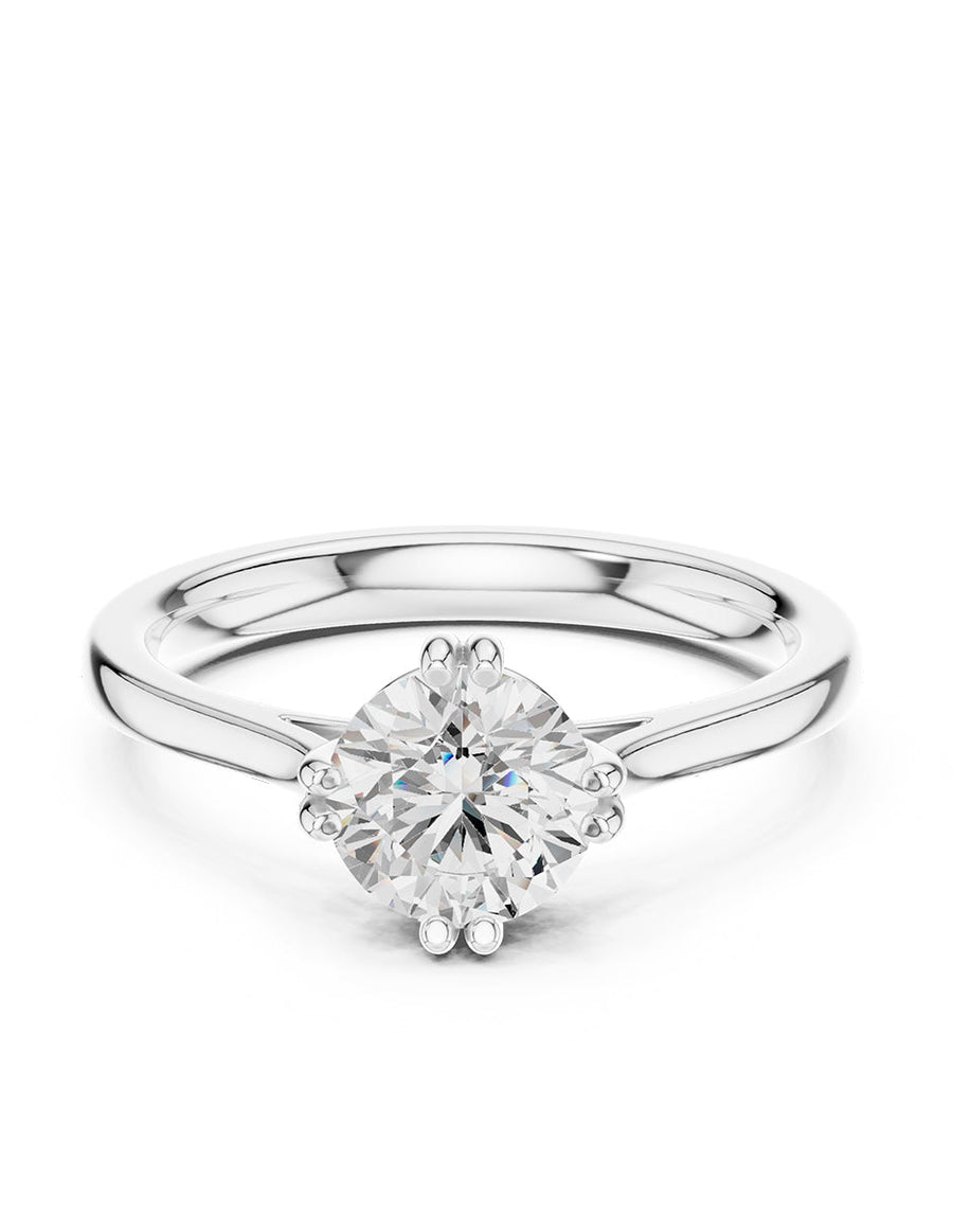 Anillo de Compromiso - solitario - AMORE17-RD-CZ