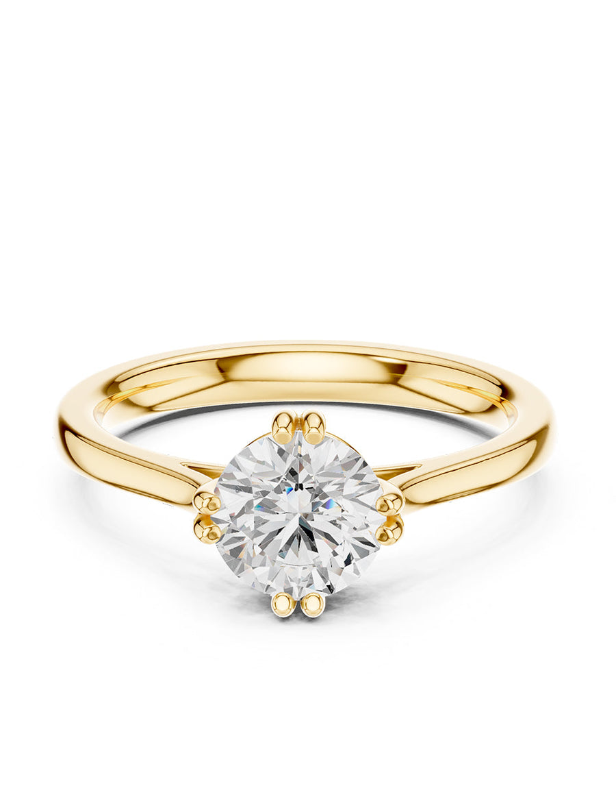 Anillo de Compromiso - solitario - AMORE17-RD-CZ
