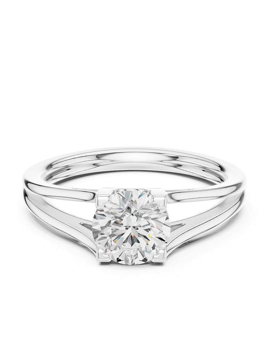 Anillo de Compromiso - solitario - AMORE18-RD-CZ