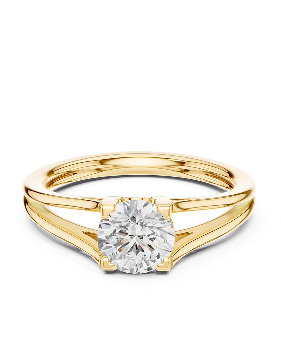 Anillo de Compromiso - solitario - AMORE18-RD-CZ