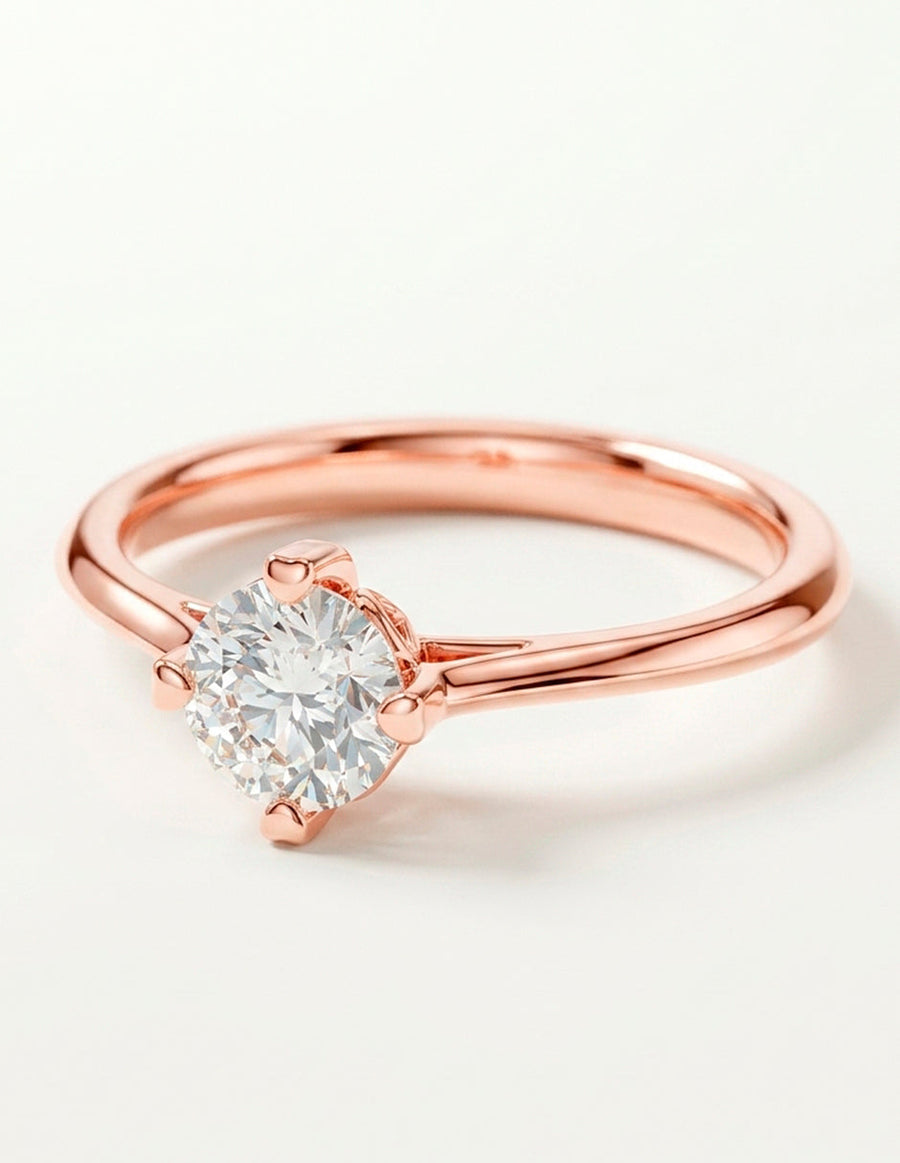 Anillo de Compromiso - solitario - AMORE19-RD-CZ