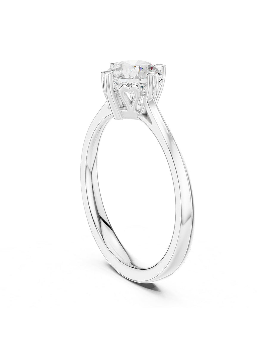 Anillo de Compromiso - solitario - AMORE19-RD-CZ