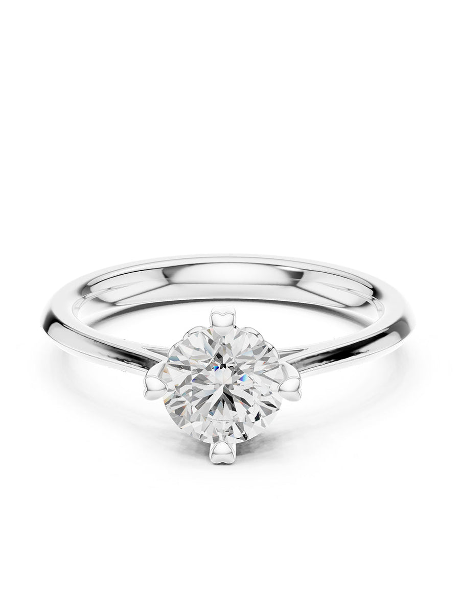 Anillo de Compromiso - solitario - AMORE19-RD-CZ