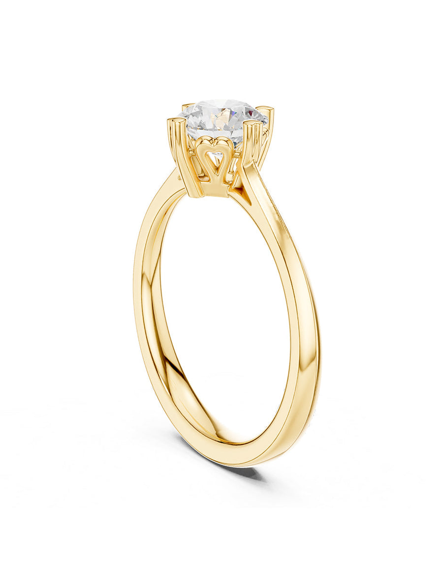 Anillo de Compromiso - solitario - AMORE19-RD-CZ