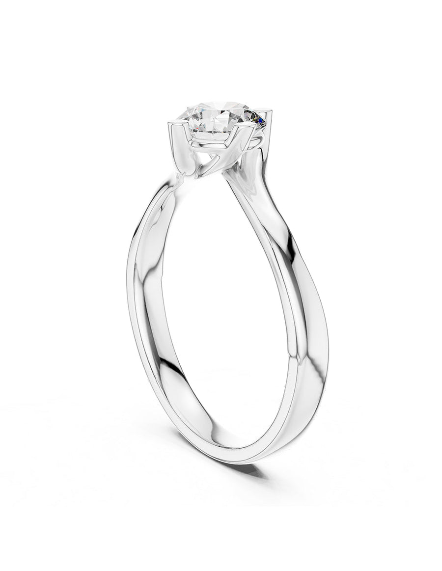 Anillo de Compromiso - solitario - AMORE2-RD-CZ