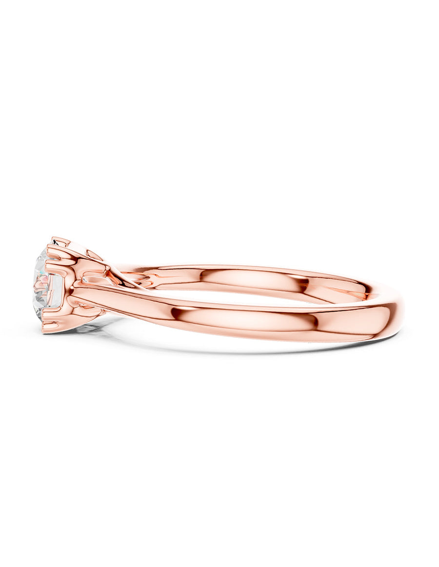 Anillo de Compromiso - solitario - AMORE20-RD-CZ