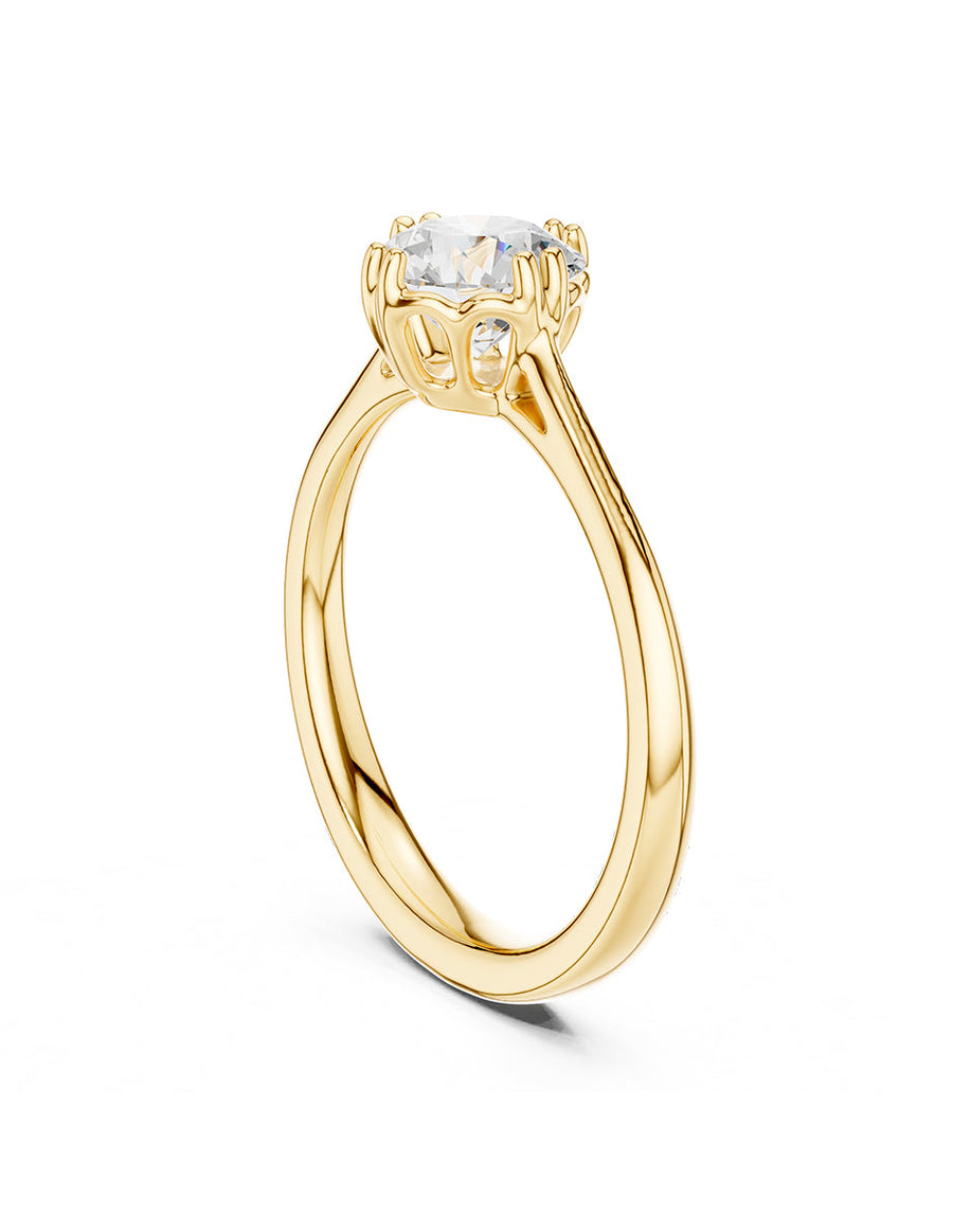 Anillo de Compromiso - solitario - AMORE21-RD-CZ