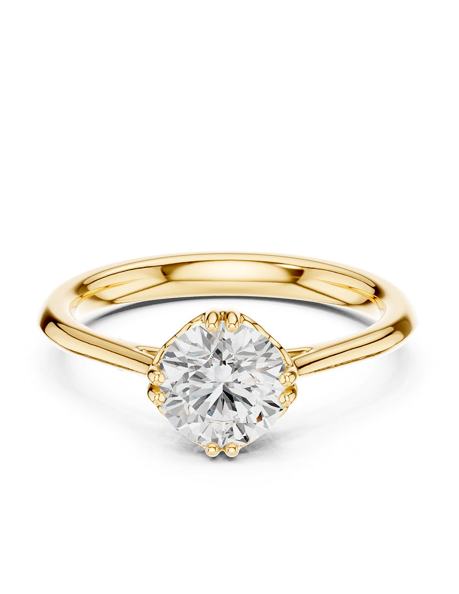 Anillo de Compromiso - solitario - AMORE21-RD-CZ