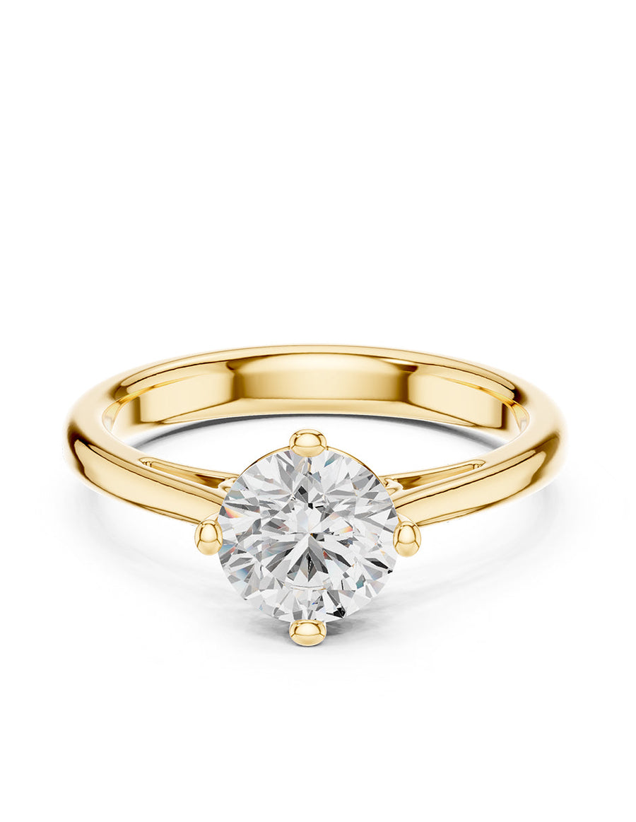 Anillo de Compromiso - solitario - AMORE22-RD-CZ