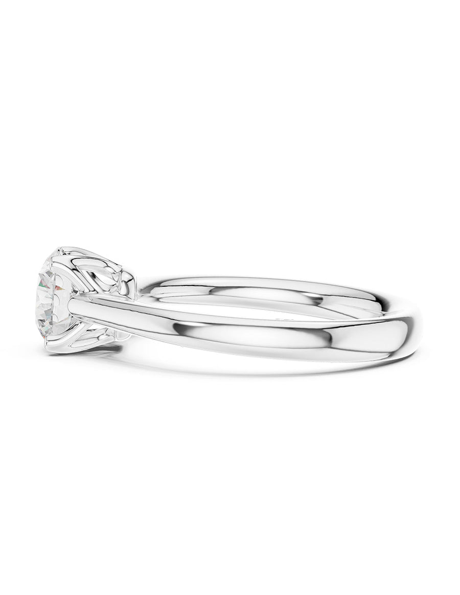 Anillo de Compromiso - solitario - AMORE24-RD-CZ