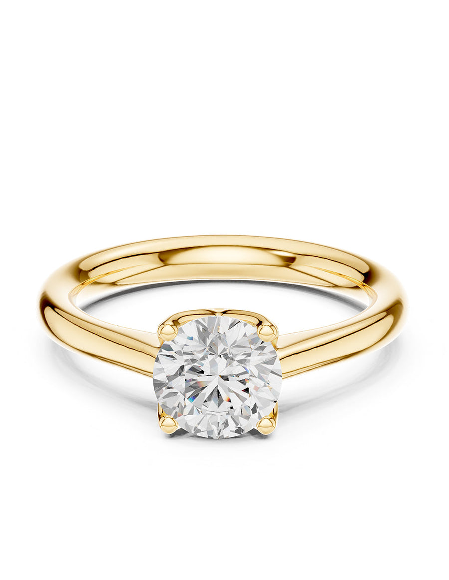 Anillo de Compromiso - solitario - AMORE24-RD-CZ