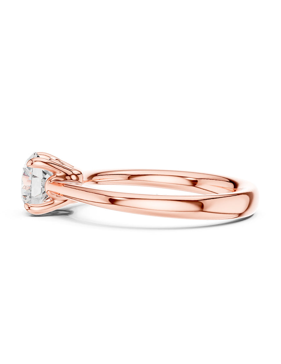 Anillo de Compromiso - solitario - AMORE25-RD-CZ