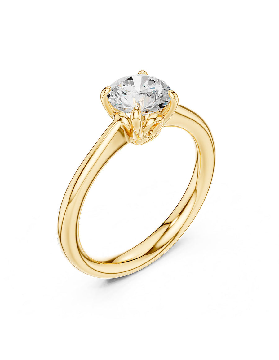 Anillo de Compromiso - solitario - AMORE25-RD-CZ