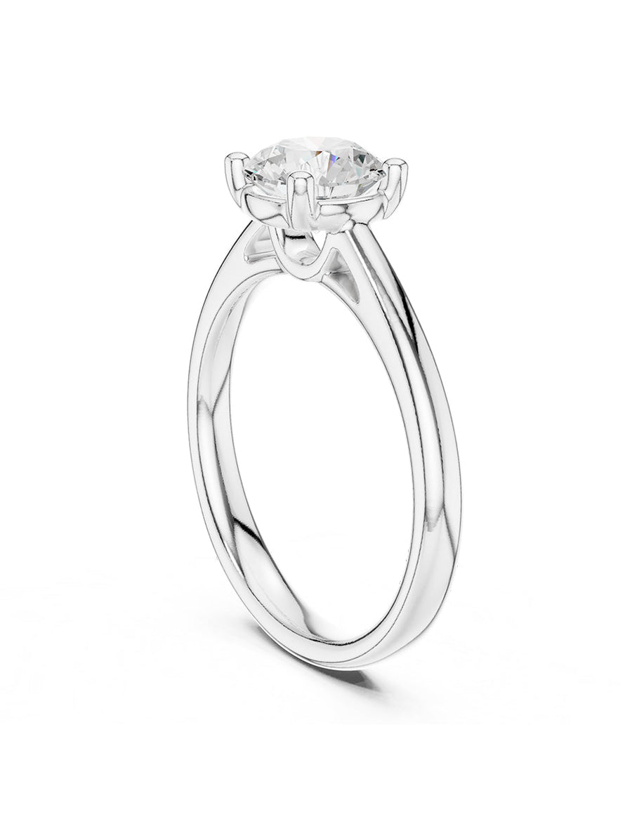 Anillo de Compromiso - solitario - AMORE27-RD-CZ