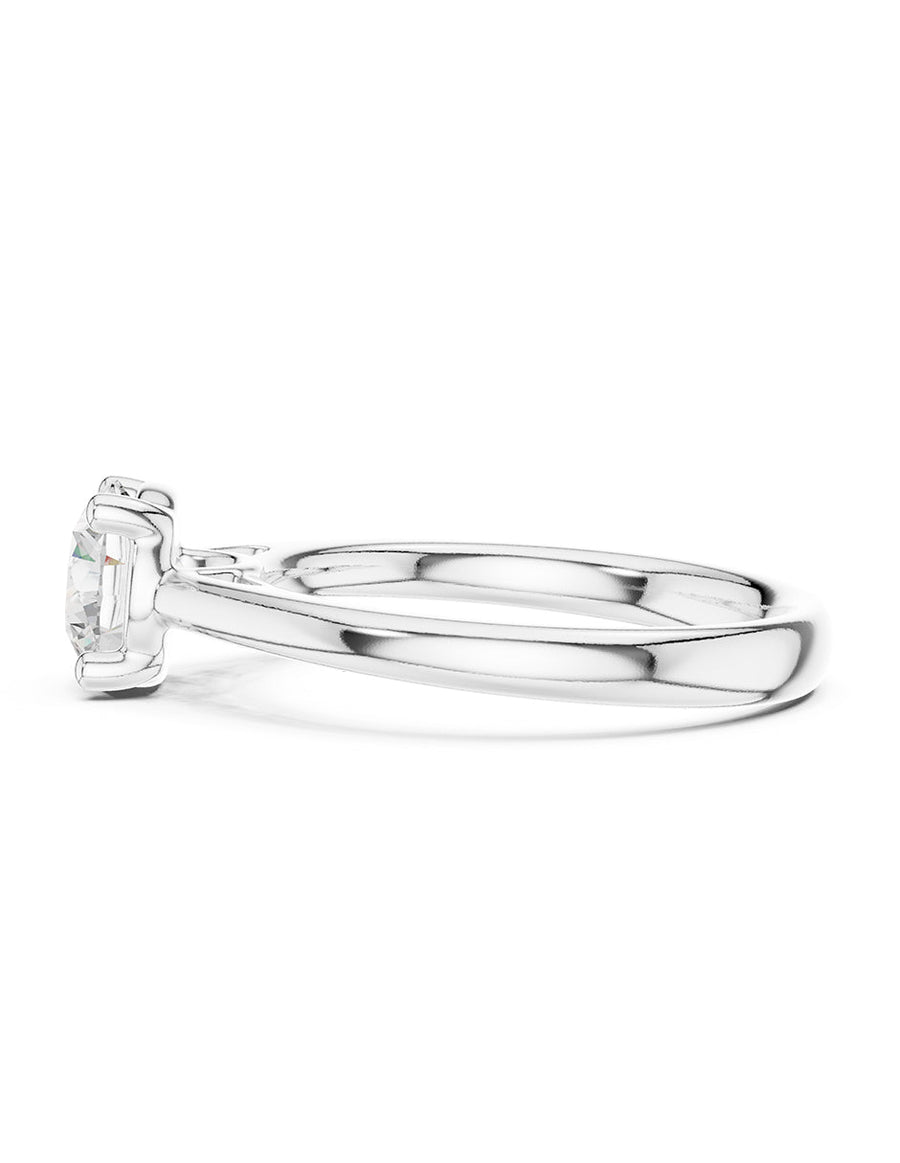 Anillo de Compromiso - solitario - AMORE27-RD-CZ
