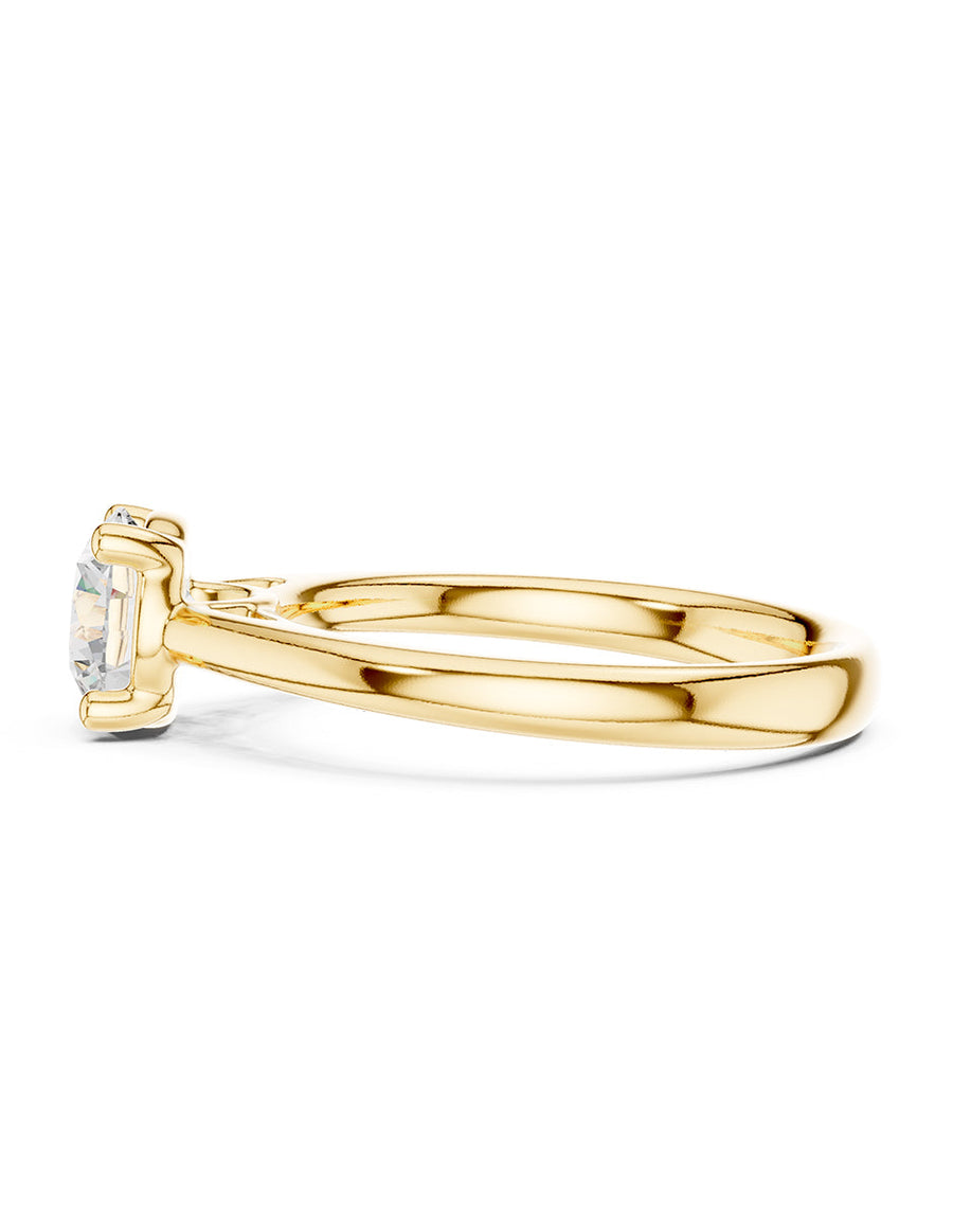 Anillo de Compromiso - solitario - AMORE27-RD-CZ