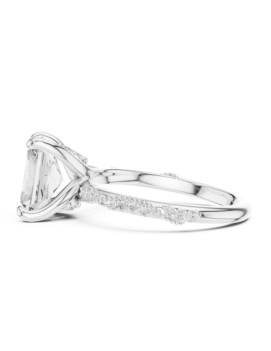 Anillo de compromiso - piedras laterales - AMORE282-RA-LG