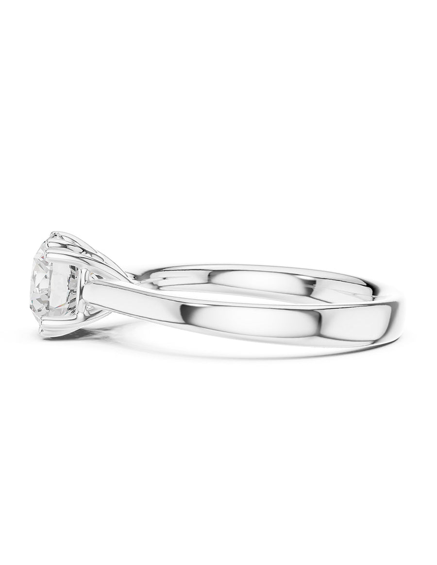 Anillo de Compromiso - solitario - AMORE29-RD-CZ