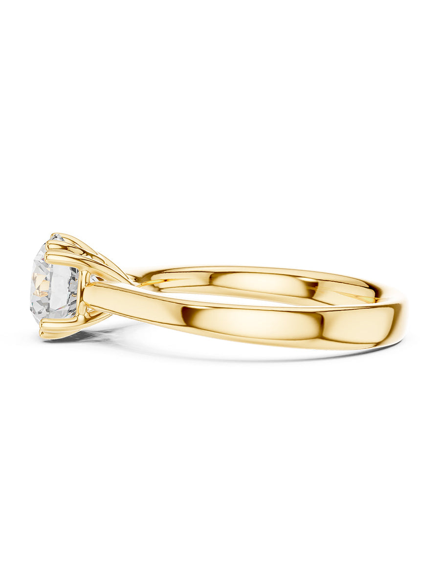 Anillo de Compromiso - solitario - AMORE29-RD-CZ