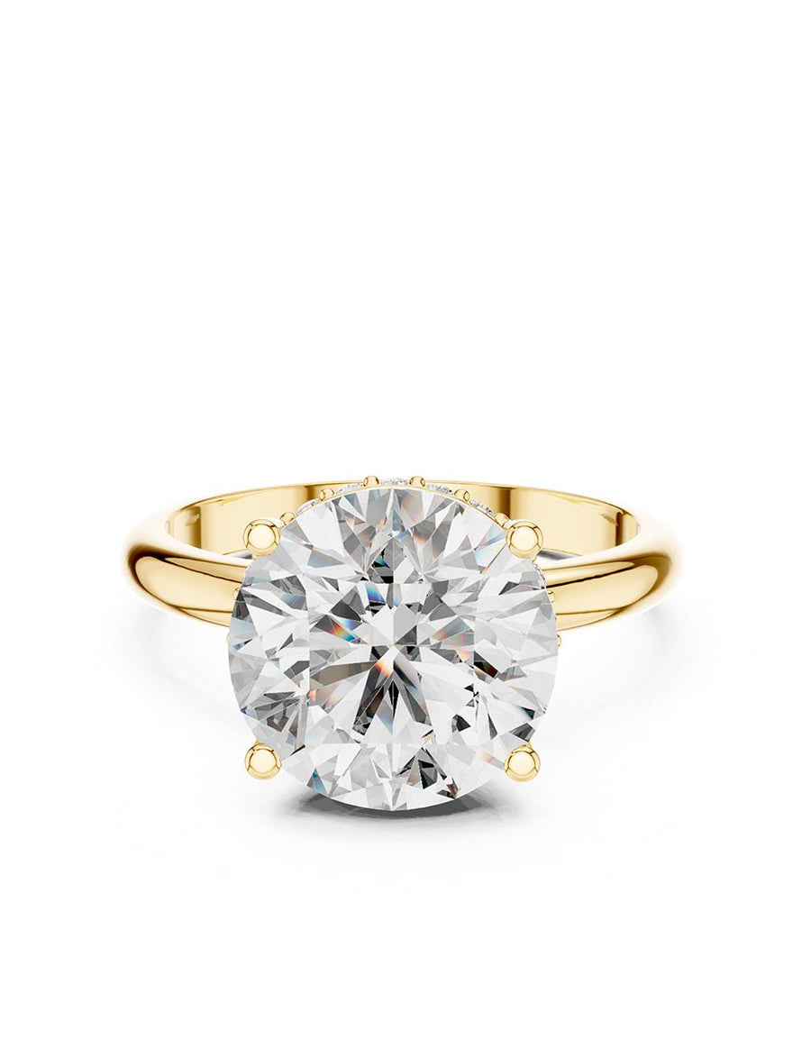 Anillo de compromiso - piedras laterales - AMORE298-RD-LG