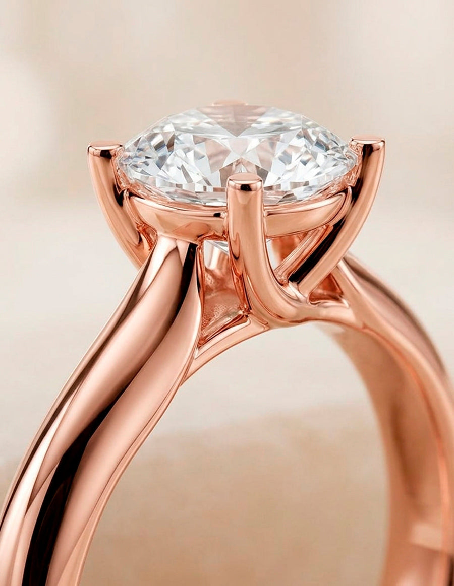 Anillo de Compromiso - solitario - AMORE3-RD-CZ