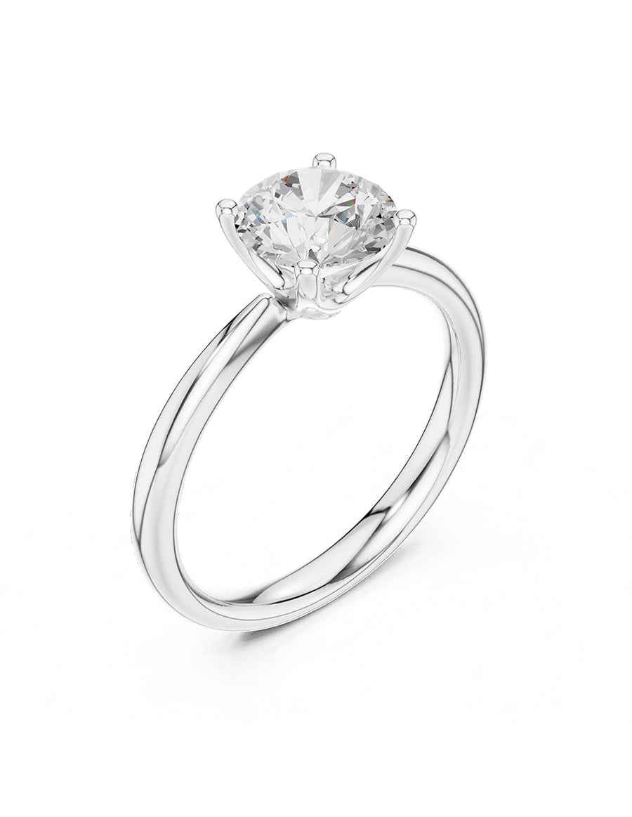Anillo de Compromiso - solitario - AMORE30-RD-CZ