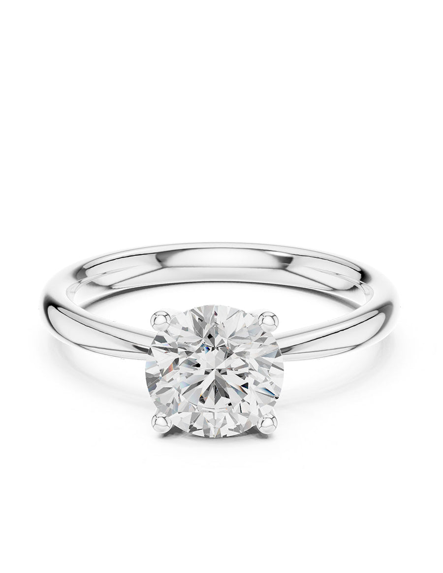 Anillo de Compromiso - solitario - AMORE30-RD-CZ