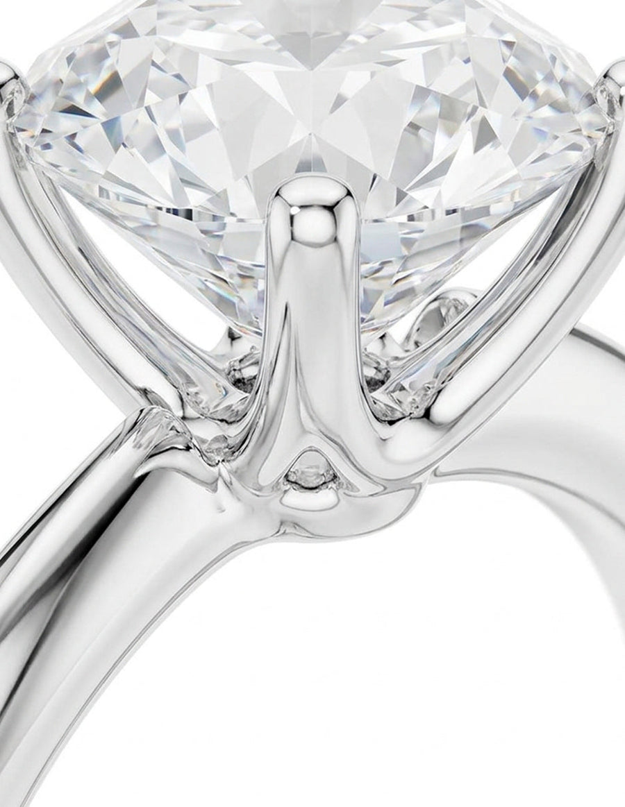 Anillo de Compromiso - solitario - AMORE30-RD-CZ