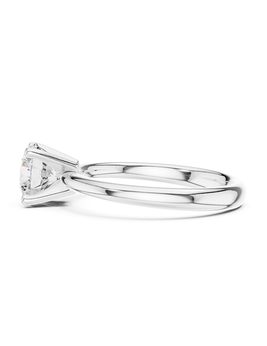 Anillo de Compromiso - solitario - AMORE31-RD-CZ