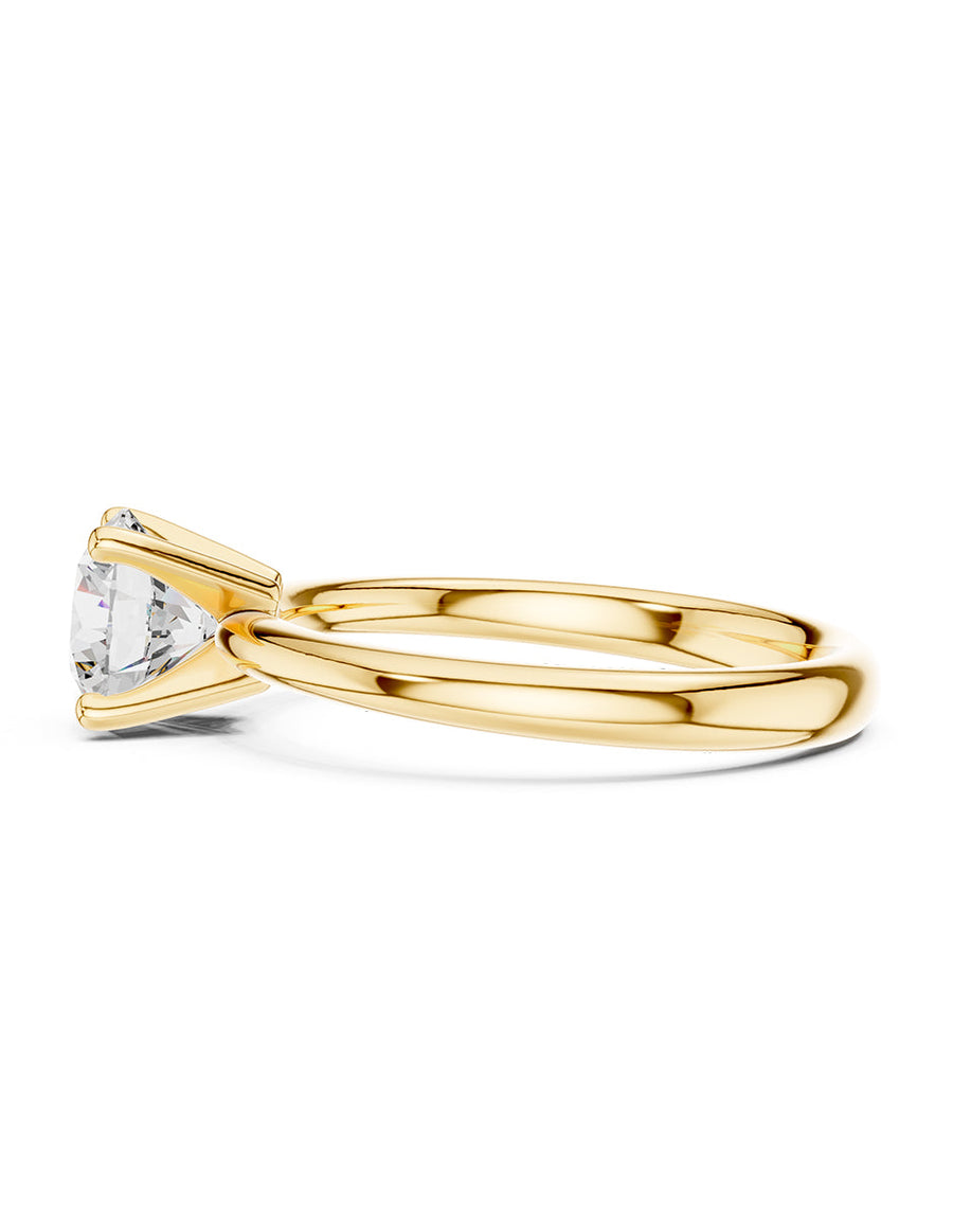 Anillo de Compromiso - solitario - AMORE31-RD-CZ