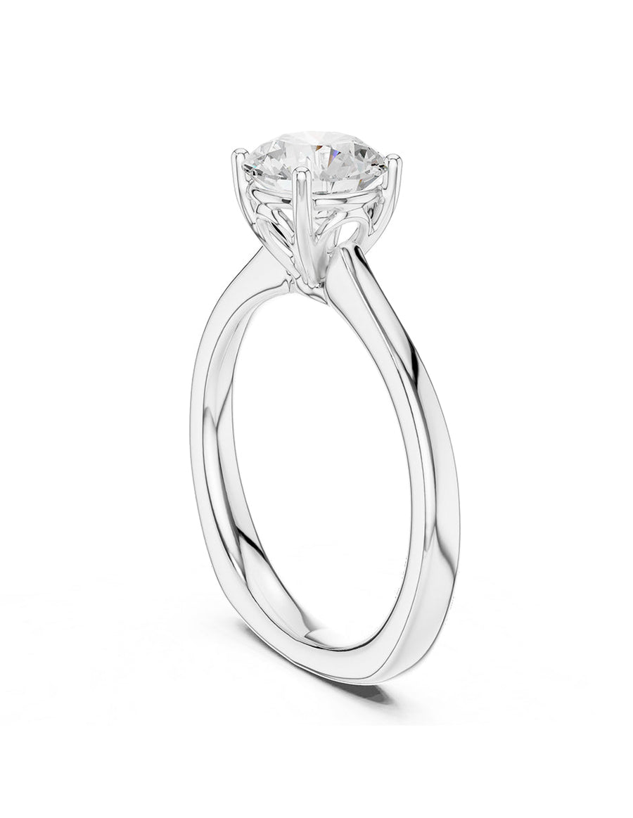 Anillo de Compromiso - solitario - AMORE34-RD-CZ