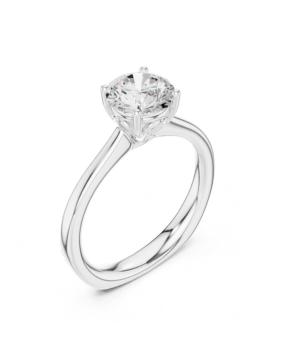 Anillo de Compromiso - solitario - AMORE34-RD-CZ