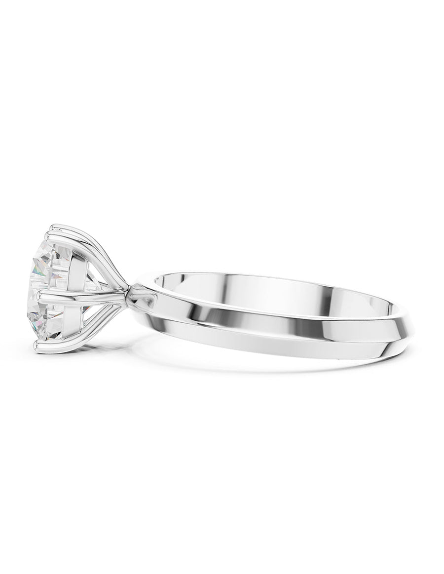 Anillo de Compromiso - solitario - AMORE35-RD-CZ