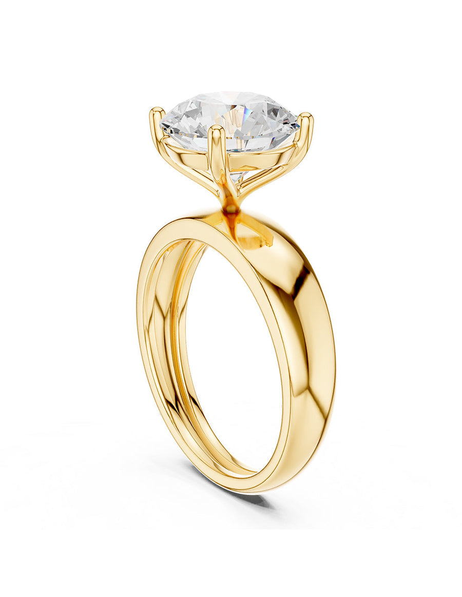 Anillo de Compromiso - solitario - AMORE36-RD-CZ
