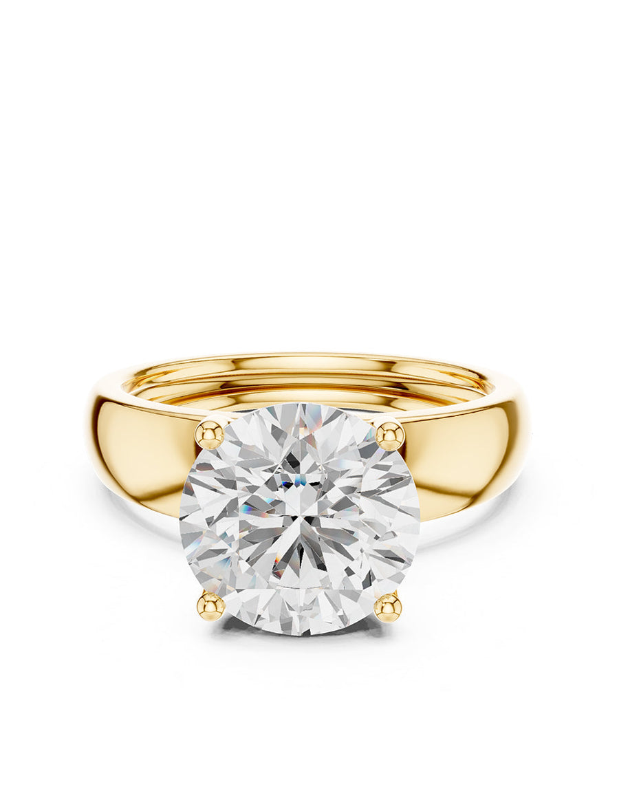 Anillo de Compromiso - solitario - AMORE36-RD-CZ