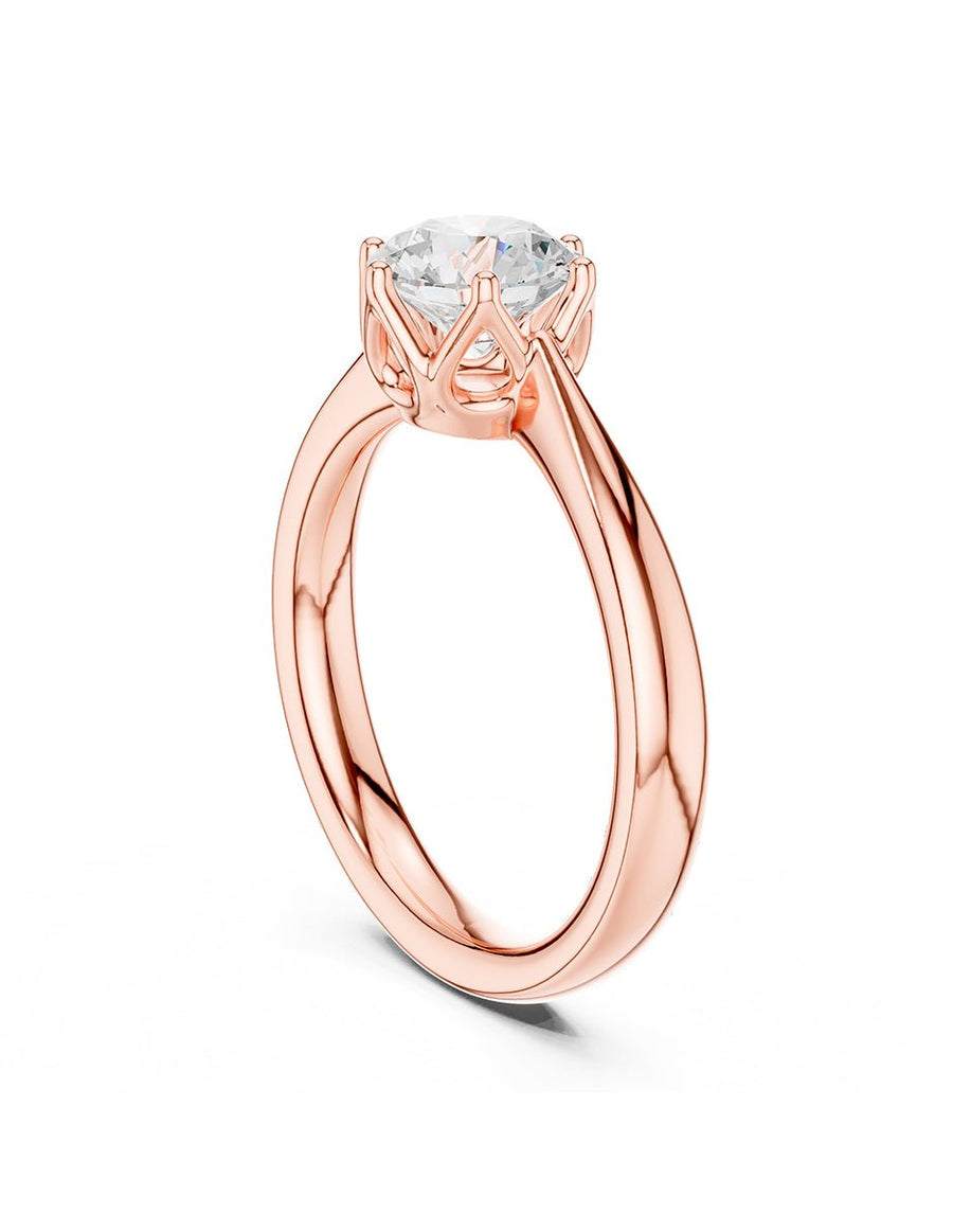 Anillo de Compromiso - solitario - AMORE361-RD-CZ