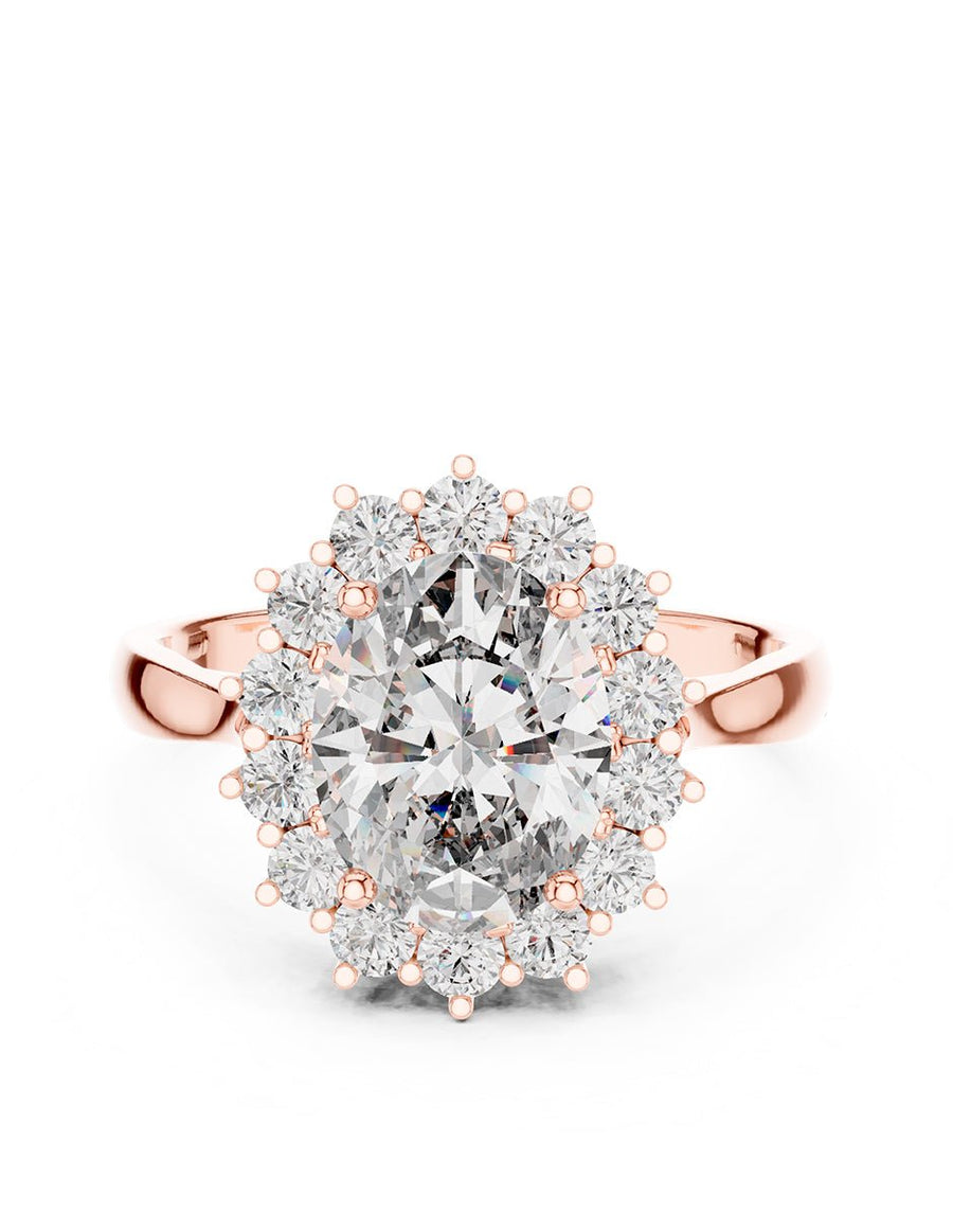 Anillo de compromiso - halo - AMORE362-OV-LG