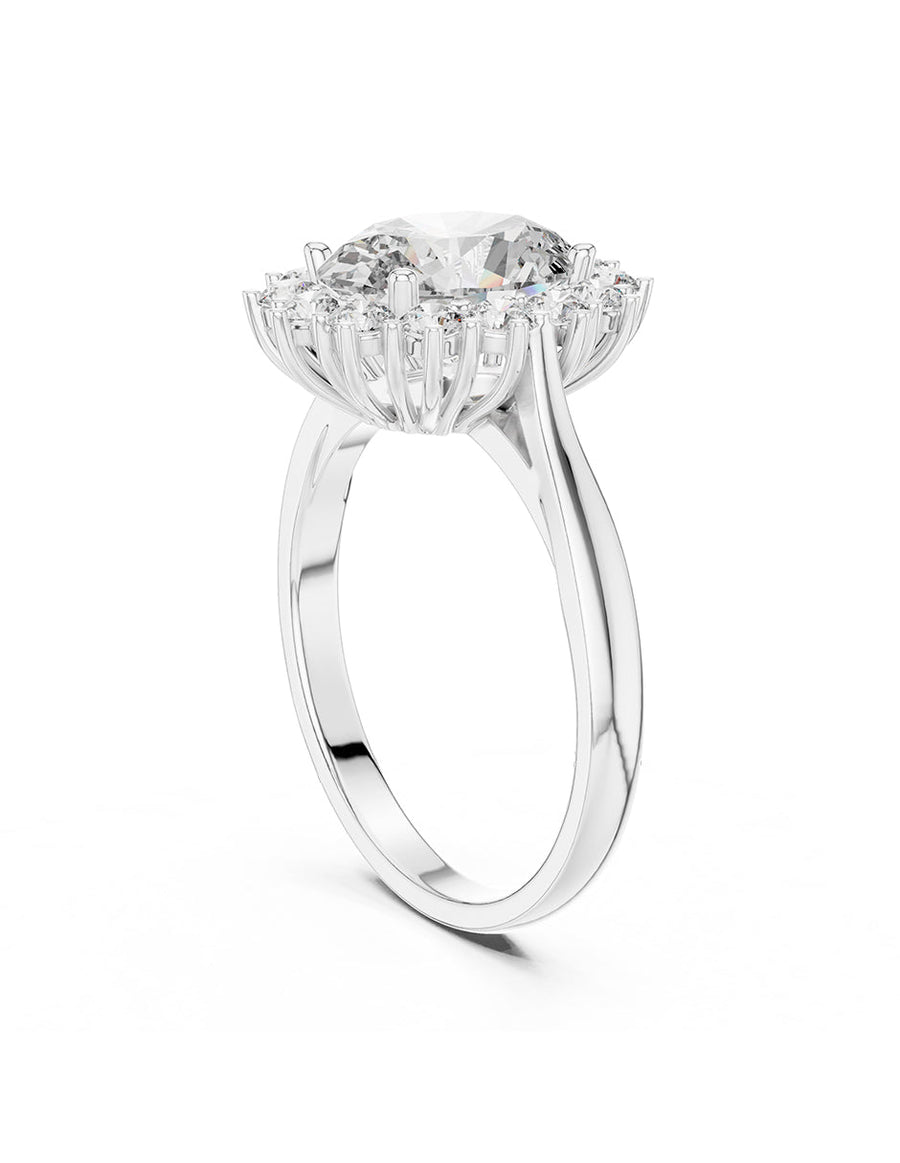 Anillo de compromiso - halo - AMORE362-OV-LG