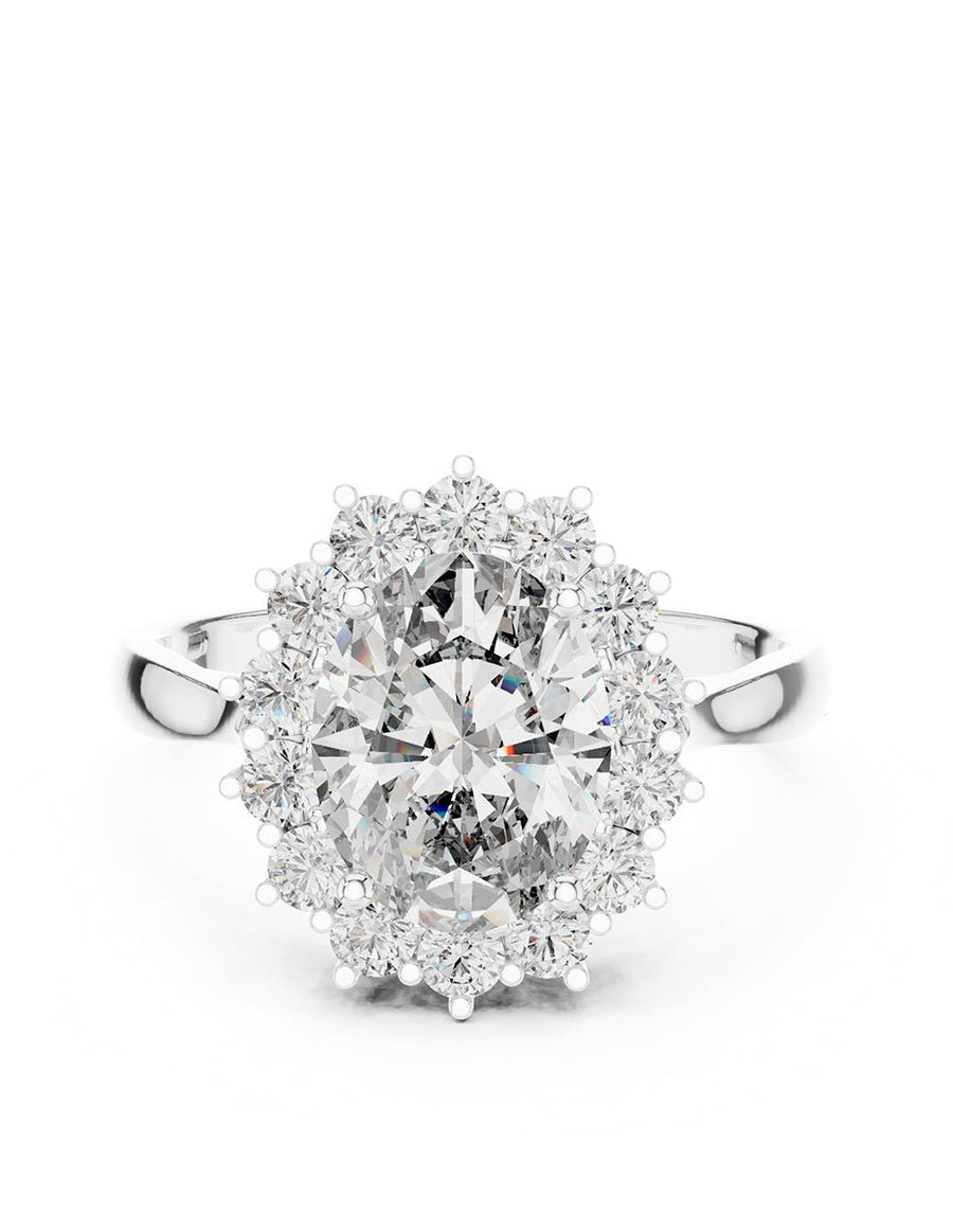Anillo de compromiso - halo - AMORE362-OV-LG