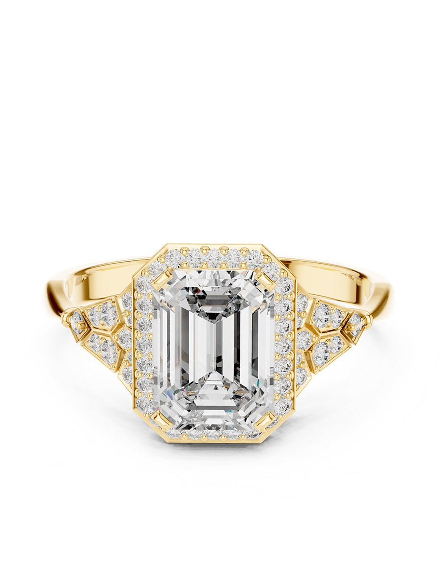 Anillo de compromiso - halo - AMORE365-EM-LG