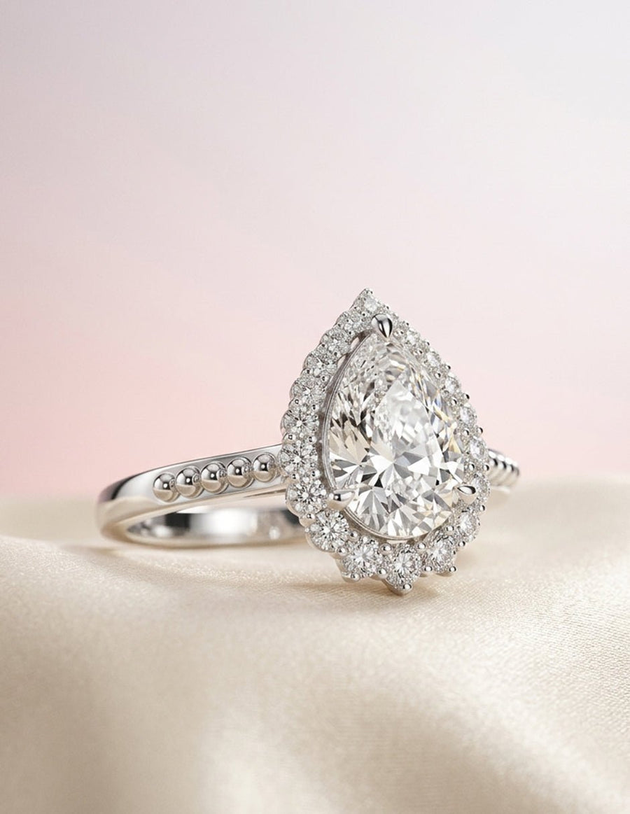 Anillo de compromiso - halo - AMORE367-PE-LG