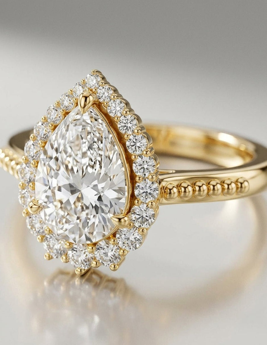 Anillo de compromiso - halo - AMORE367-PE-LG