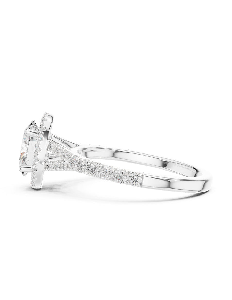 Anillo de compromiso - halo - AMORE369-OV-LG