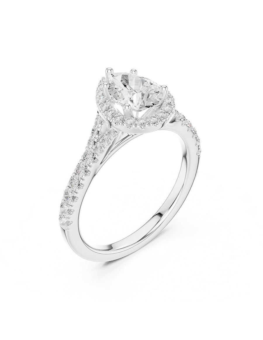 Anillo de compromiso - halo - AMORE369-PE-LG