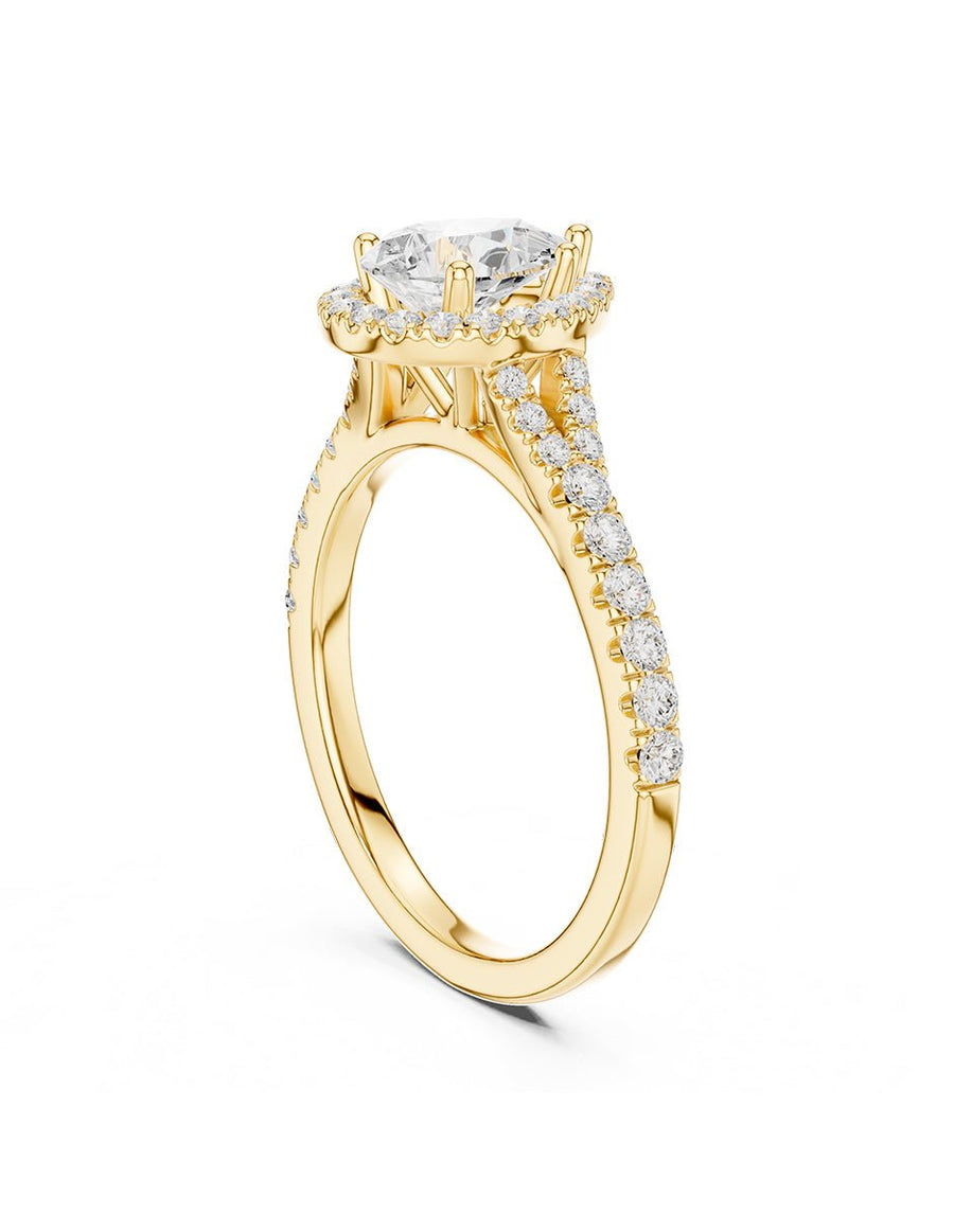 Anillo de compromiso - halo - AMORE369-PE-LG