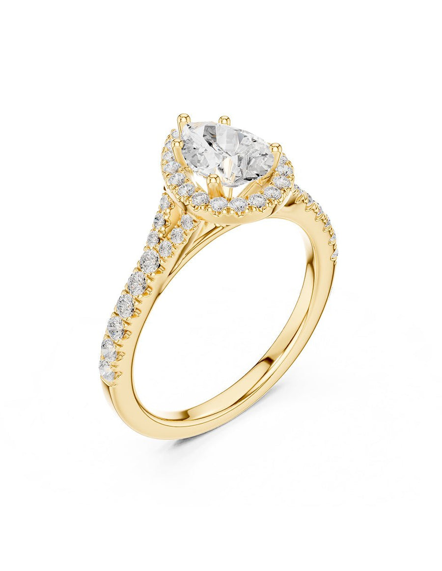 Anillo de compromiso - halo - AMORE369-PE-LG