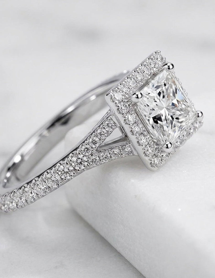 Anillo de compromiso - halo - AMORE369-PR-LG