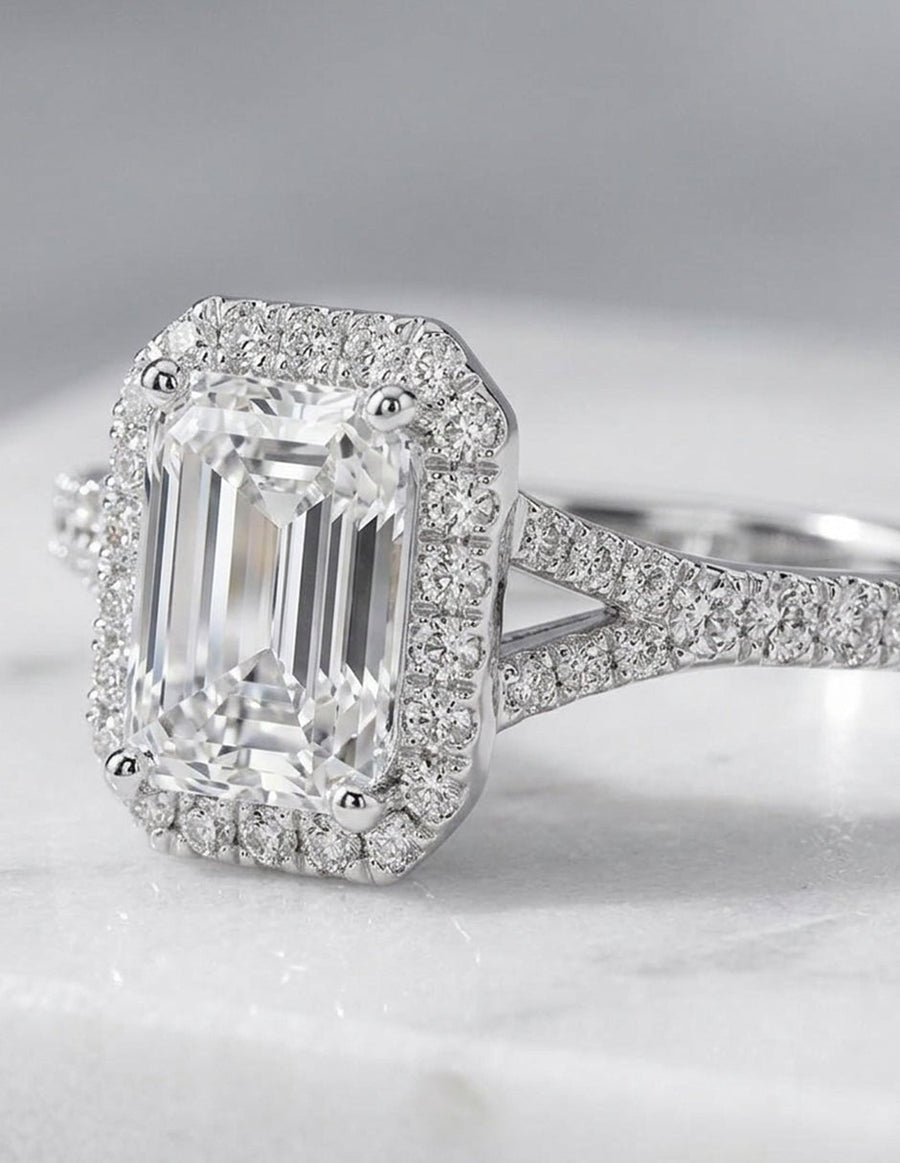 Anillo de compromiso - halo - AMORE369-RA-LG