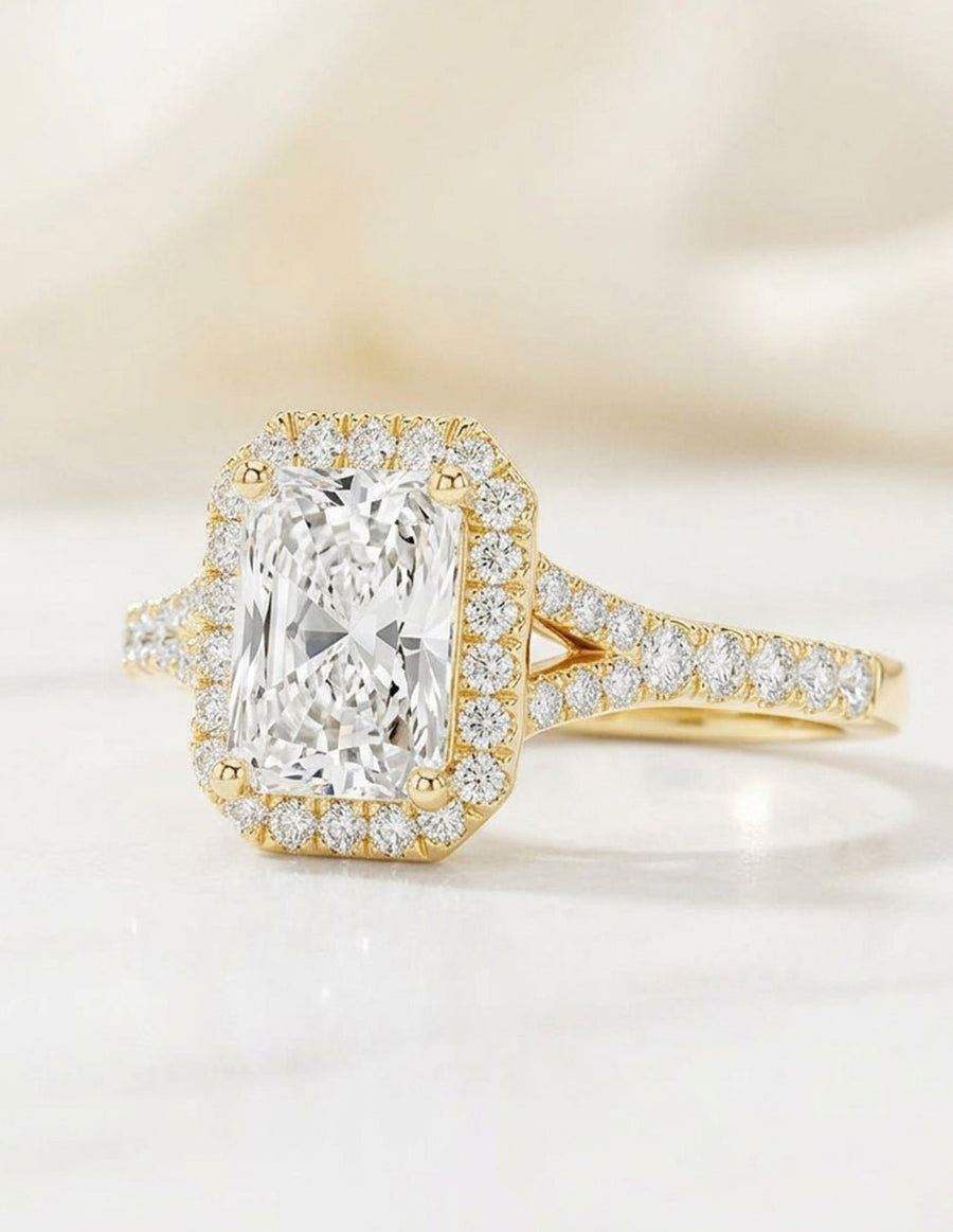 Anillo de compromiso - halo - AMORE369-RA-LG